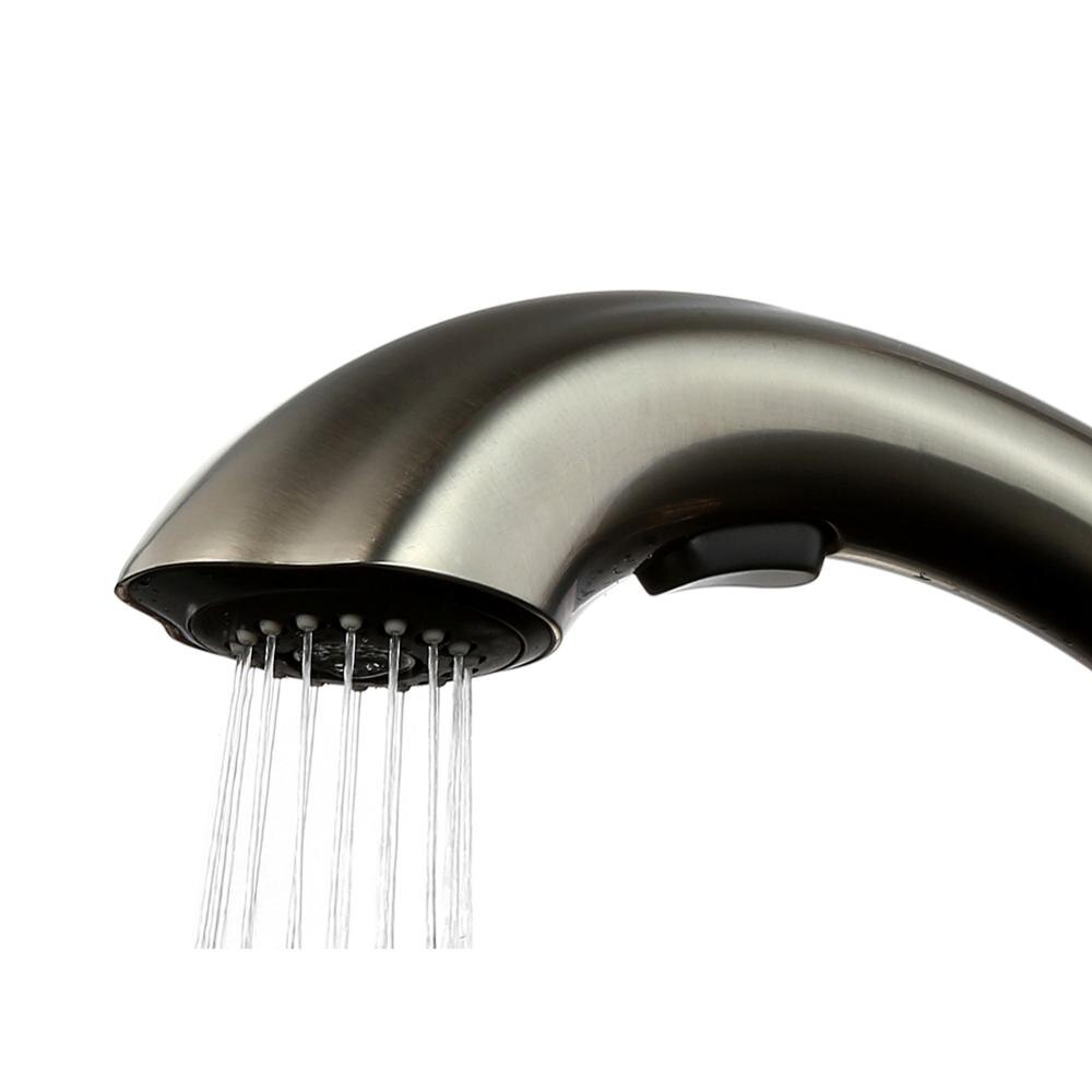 Shuielin Universele Vervanging Sproeier Pull Out Spray Head Voor Aanrecht Pull-Down Kraan In Geborsteld Nikkel