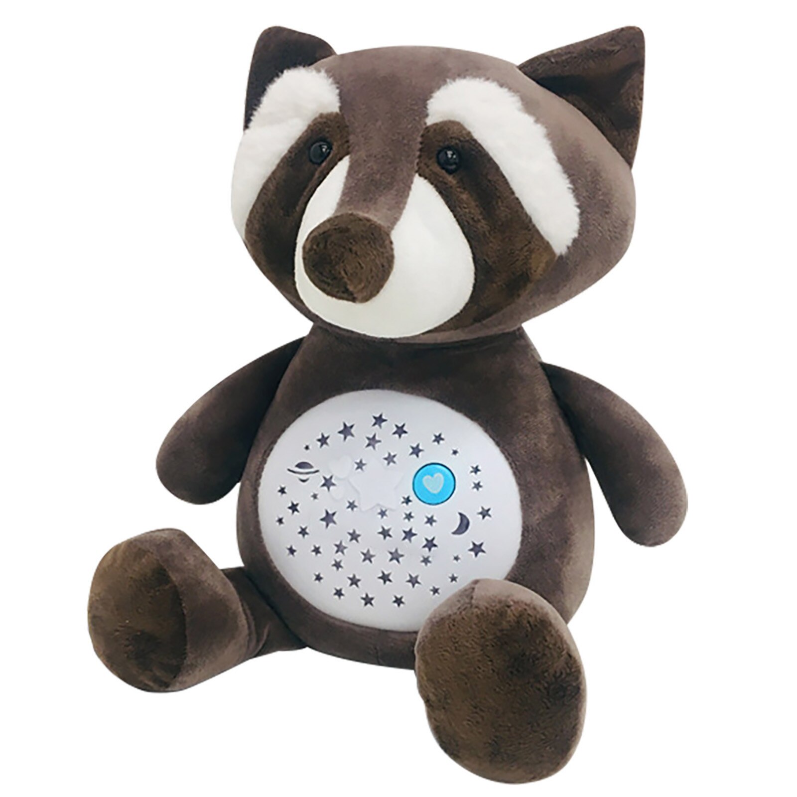 Baby Knuffels Kalm Pop Beer Witte Ruis Machine Slapen Projectie Speelgoed Dieren Knuffel Kerstcadeau Voor Kinderen: A