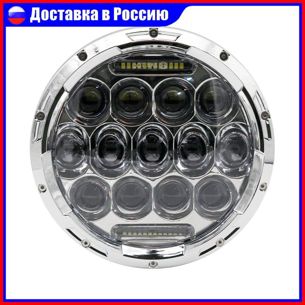 Motorfiets 7 Inch Led Koplamp Voor Harley Touring Ultra Classic Electra Street Glide Road King Yamaha Motorfiets Koplamp
