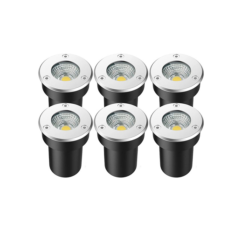 Ip67 vattentäta led-trädgårdsbelysning markbelysning 5w 10w 15w nedgrävd belysning trädgårdsgång golvbelysning 220v 110v dc12v