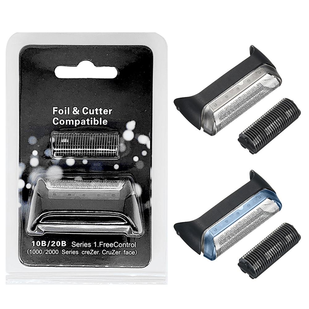 For Braun Braun Electric Razor Blade Mesh Cutter Head Kit Model 10B20B Bracket Shaver Foil Screen Cutter Blade Replacement Part