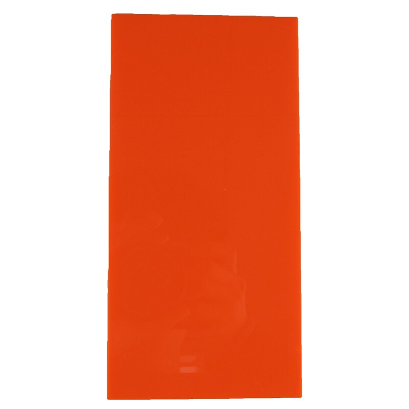 Gennemsigtige akryl plexiglas tonede plader / plexiglas plade / akryl plade sort / hvid / rød / grøn / orange: Orange