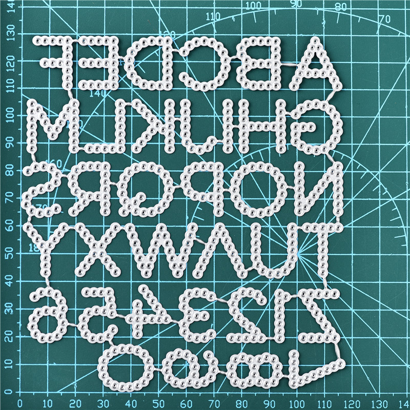 Eastshape Brief Sterft Metalen Stansmessen Voor Scrapbooking Kaarten Maken Metalen Ambachtelijke Sterft Alfabet Die Cuts Embossing: Default Title