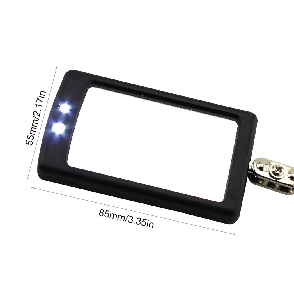 Led Telescopic Nonslip Inner Wall Inspection Mirror Vehicle Bottom Angle View Detection Tool Equipment with Rubber Grip