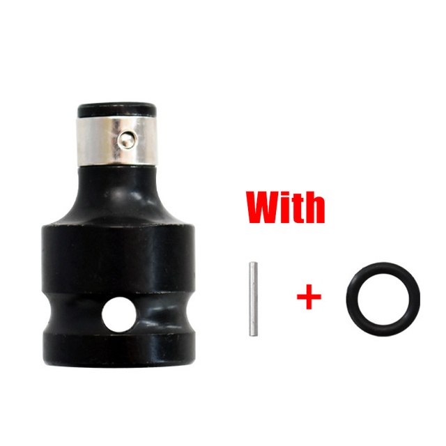 Quick Release 1/2-Inch Square Drive to 1/4-Inch Hex Female Socket Adapter Converter Chuck Adapter for Impact and Ratchet Wrench: 1 PC Standard