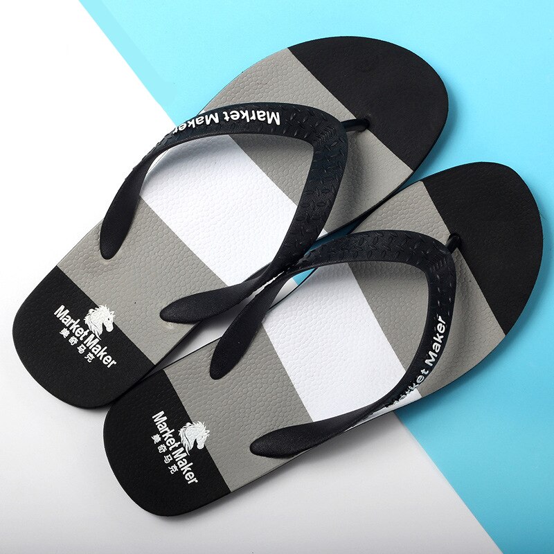 Män skor sommar herr tofflor anti-slide lätta mjuka flip flops fritidsskor sommar manliga inomhus utomhus tofflor strand