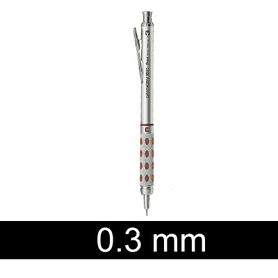 Japan Pentel GraphGear 1000 Automatic Pencil Mechanical Metal Retractable Tip Drafting Pencils School and Office Supplies: 03mm