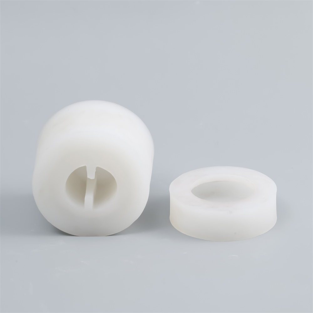 Nicole – Pot à bougie en béton avec couvercle, moule en Silicone, ciment, récipient à bougie, rond, romain, Pot de rangement en Terrazzo, outil de décoration pour la maison