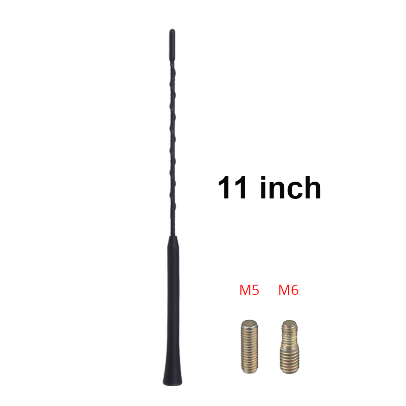 Bilantenne 9 &quot; 11 &quot; 16 &quot; til toyota ford chevrolet bmw mazda golf volkswagen auto radio antenne bil universal antenne bil mast: 11 tommer