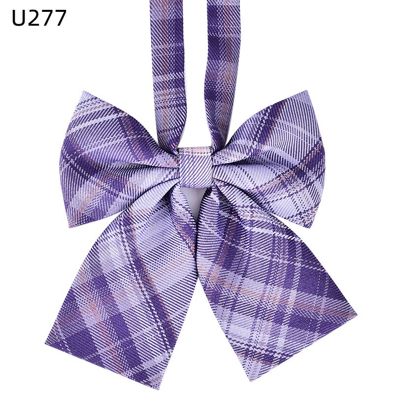 JK Uniform Bow Tie Japanese School Uniforms Striped Wrap Girls Preppy Style Neckties Female Bow-knot Women Apparel Accessories: SU277