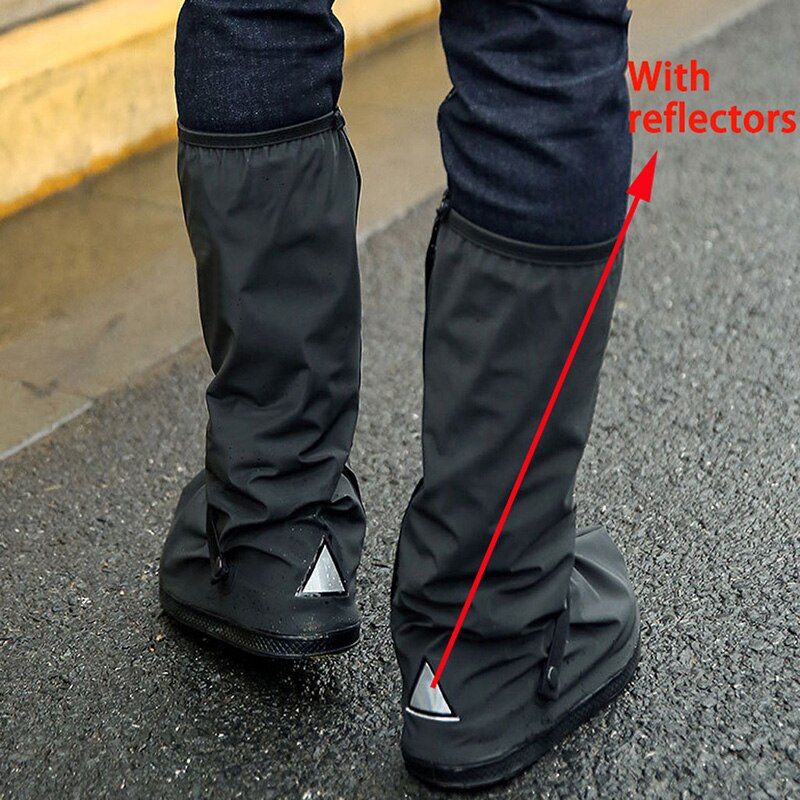 hoch oben Wasserdichte Schuhe Abdeckungen für Außen Motorrad Radfahren Regenschutz für Schuhe DJA88