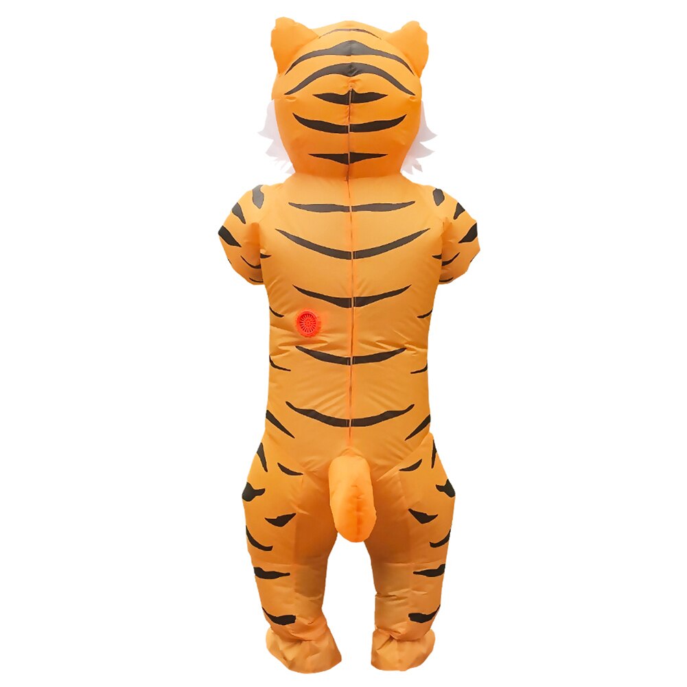 Opblaasbare Kostuums Dier Tijger Zebra Mascotte Pak Party Rollenspel Halloween Kerst Cosplay Kostuum Voor Man Vrouw