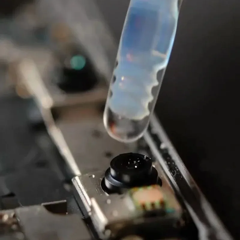 2UUL 48pcs/ Box Camera Cover Lens Resin Synthetic Gel Cleaning Stick for Phone Camera Screen Dust-free Fingerprint Removal Tool