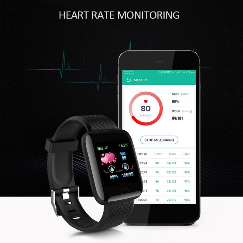 Smart Watches 116 Plus Heart Rate Watch Smart Wristband Sports Watches Smart Band Waterproof Smartwatch Android