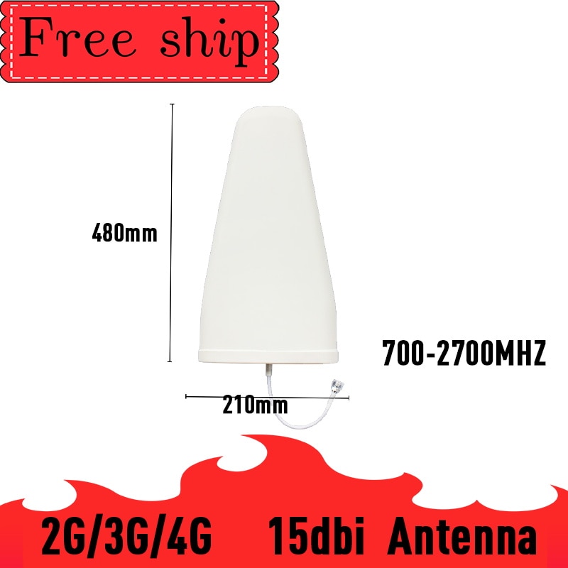 15dBi Cellulare Ripetitore Del Segnale Del Telefono Antenna GSM 3G 4G LTE Log Periodic Antenna Esterna Per Alto Guadagno 700- 2700mhz Ripetitore