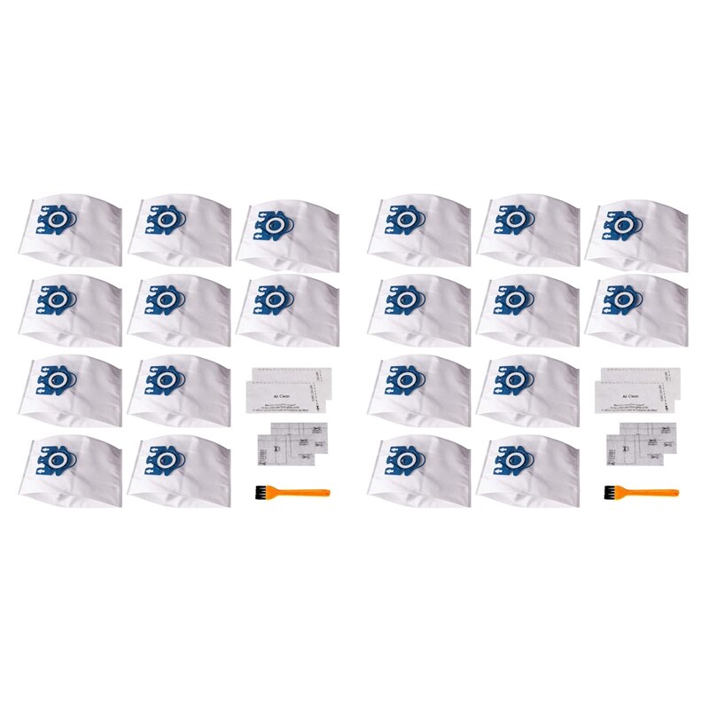 30Pcs Stofzuiger Voor Miele Gn Airclean 3D Rendement Stof Zakken Vervangen Miele Gn Stofzuiger Stofzak Deel: Default Title