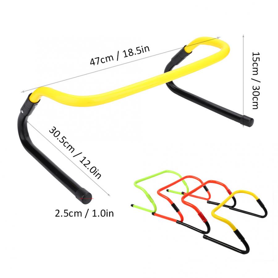 Soccer Training Agility Ladder Hurdle Height Adjustable 15/30cm Football Soccer Speed Agility Hurdle Soccer Training Equipment