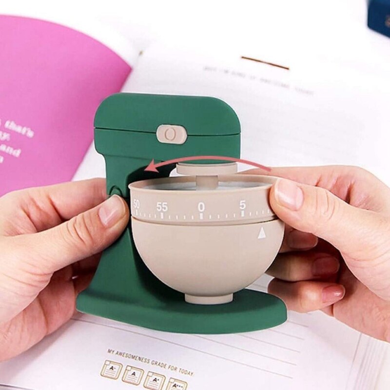 2 Kitchen Mixer Timer Cooking Timer Remind 60 Minutes Mechanical Countdown Clock Time Management
