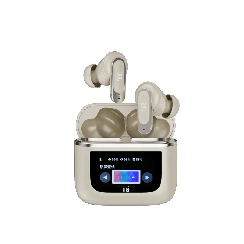 JBL Tour Profi 2 Drahtloser Bluetooth-Kopfhörer, Touchscreen-Steuerungsvolumen, intelligente Kopfhörer, 350 mAh, lange bereithalten-Zeit, JBL Tour Profi2: Gold