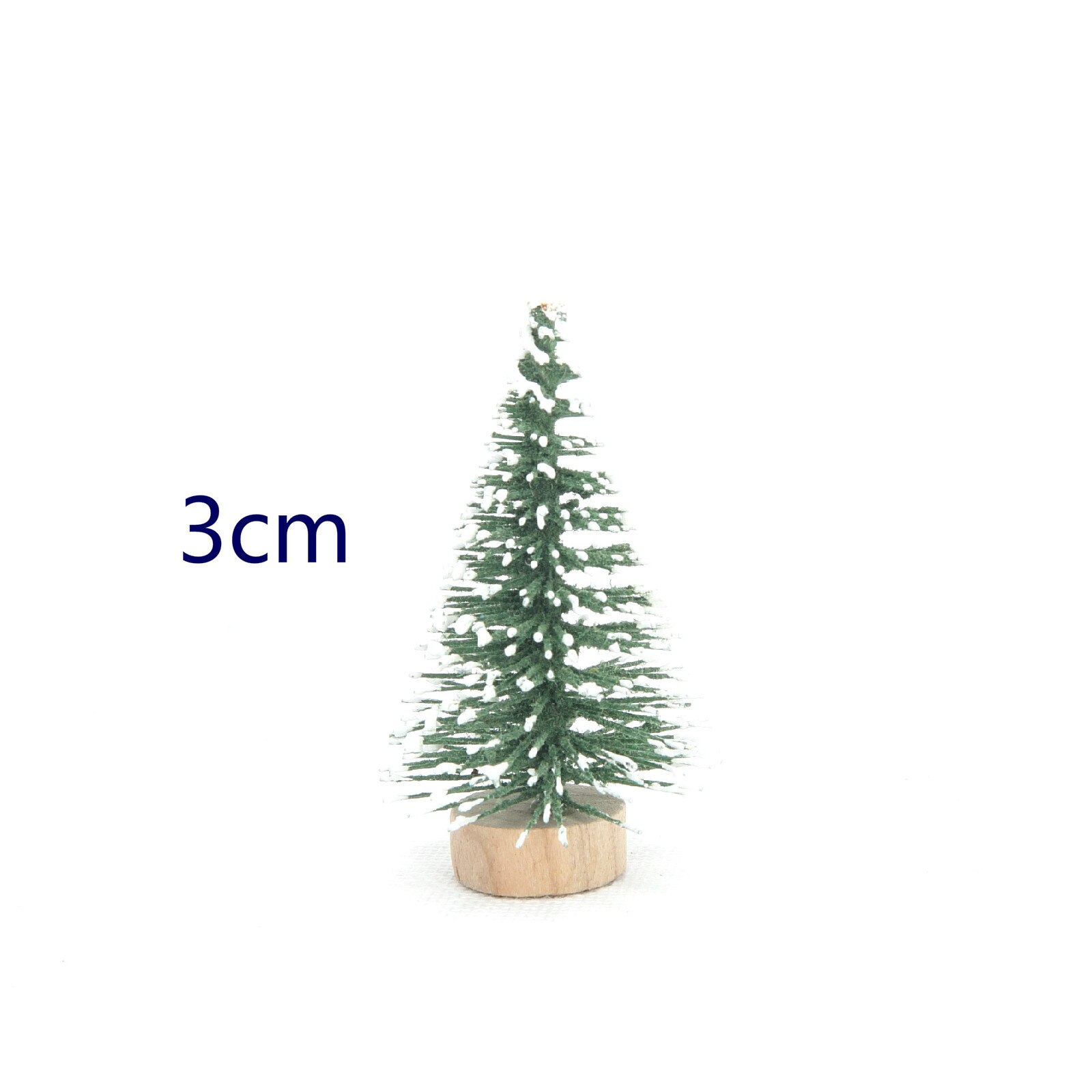 11.11new Christmas Tree Decorative Stakes Wind Spinners Garden Ornament Miniature Plant Pots Fairy DIY Dollhouse Landscape Bons: 3cm