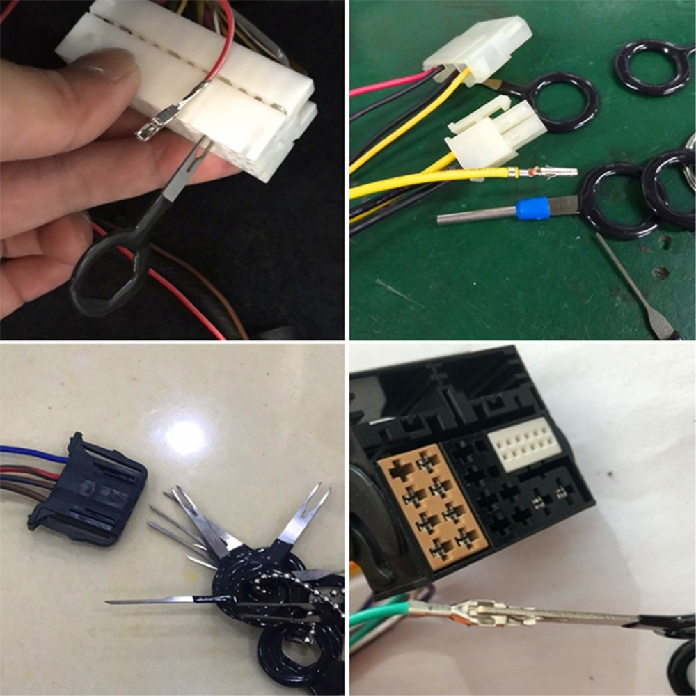 18Pcs Car Plug Terminal Removal Tool for Jeep Wrangler Cherokee Chrysler Liberty Pacifica Sebring Aspen Magnum