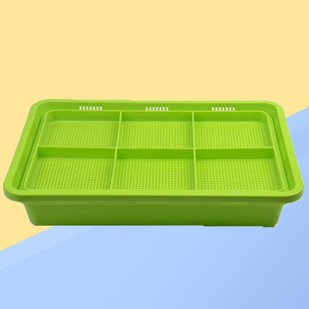 Premium Double Deck Seed Sprouter Tray PP Big Capacity BPA Free Soil-Free Wheatgrass Grower Seed Growing Trays Sprouting Kit A30