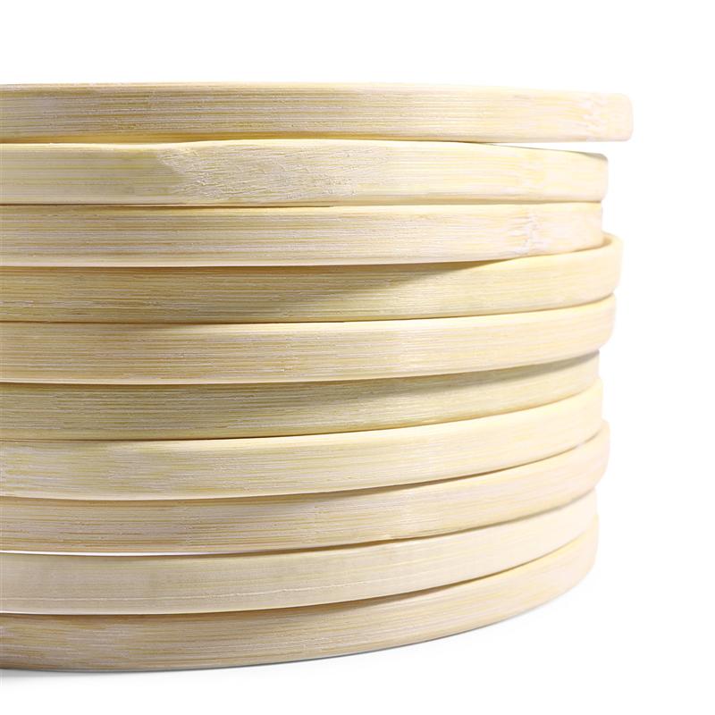 10 kpl 20cm halkaisijaltaan unelma sieppari kodin sisustus rengas pyöreä puinen bambu vanne diy käsityökalut