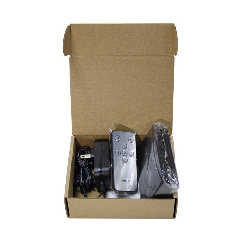 3D 1080p HDMI Switcher 5 Port 4K support Signal Input Switching 4K*2K Hub Adapter Remote HDMI Switch Switcher Selector Box