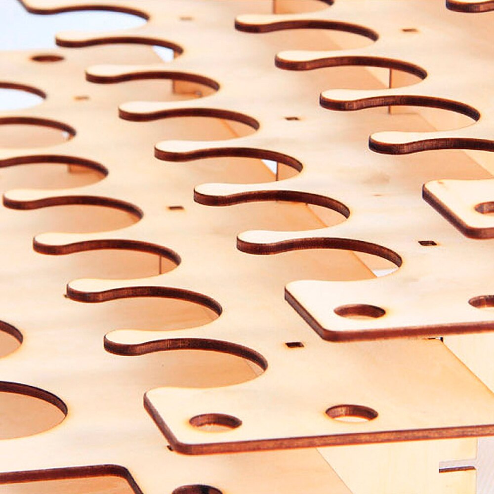 DIY Houten Verf Rack Stand Schilderij Inkt Fles Opslag Houder Organizer Pigment Plank Schilderijen Beugel Borstels Tool Stand