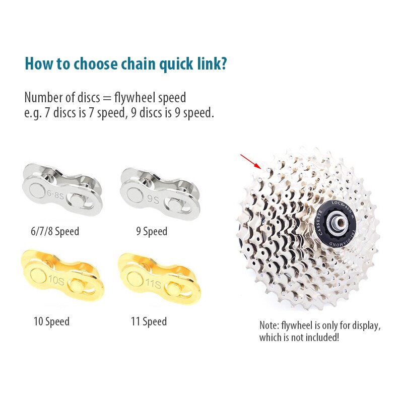 5 Pairs Universal Bike Connecting Chain Quick Link Connector Bicycle Missing Link 6 7 8 9 10 11 12 Speed Silver Golden Oil Slick