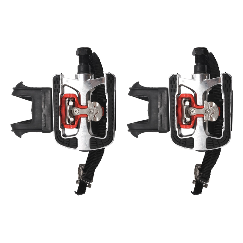 Neue SPD-Pedale für Spin-Bikes mit Zehen käfigen für Shimano-Clip-Pedale Indoor-Heimtrainer-Plattform pedale Zoll: Default Title