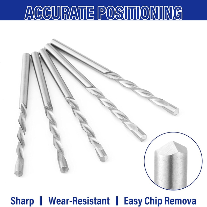 50 Stück Trockenbau bisschen 1/8 Zoll Spiral- säge Spitze Schneid Bits Trockenbau Führungs punkt Schneid Bits Werkzeuge, zur Verwendung mit Spiral- säge