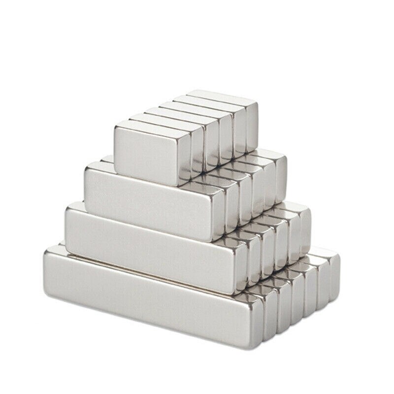 Rektangulære/firkantede magneter 5 mmx 5 mmx 5mm ~ 20 mmx 20 mmx 3mm sjældne jordarters neodym jernbor permanent magnet  n35