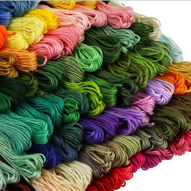 50colors Handmade DIY Embroidery Threads Colorful Embroidery Threads Household Sewing Handmade thread LYQ