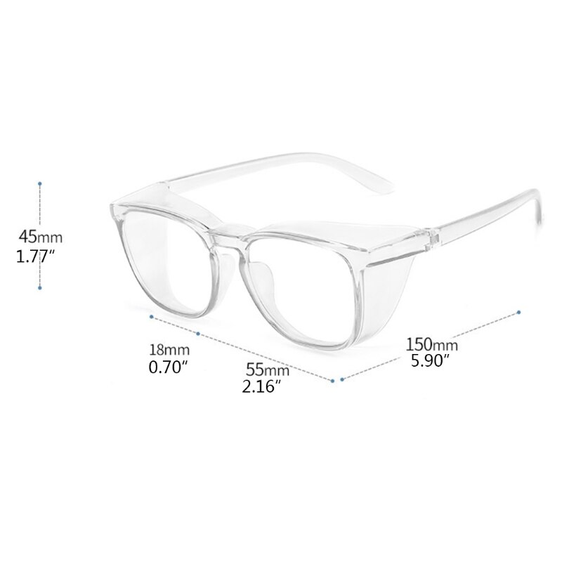 Y1UU Vented Safety Goggles Clear Eye Protection Anti Fog Glasses Protective Anti Dust Eyewear Lab Workplace Outdoor Riding