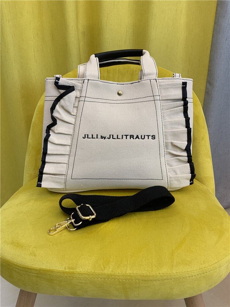 Original toile sac à main sac à bandoulière grande capacité sac de messager largeur 33cm hauteur 26cm épaisseur 15cm