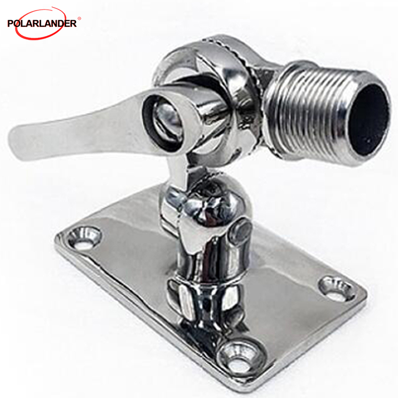 Zweiachsige verstellbare Basis, rostfreie Antenne, rostfreie Marine-316-Stahlantenne, Marine-Hardware-Antenne, Yacht-Antenne, Basismontage