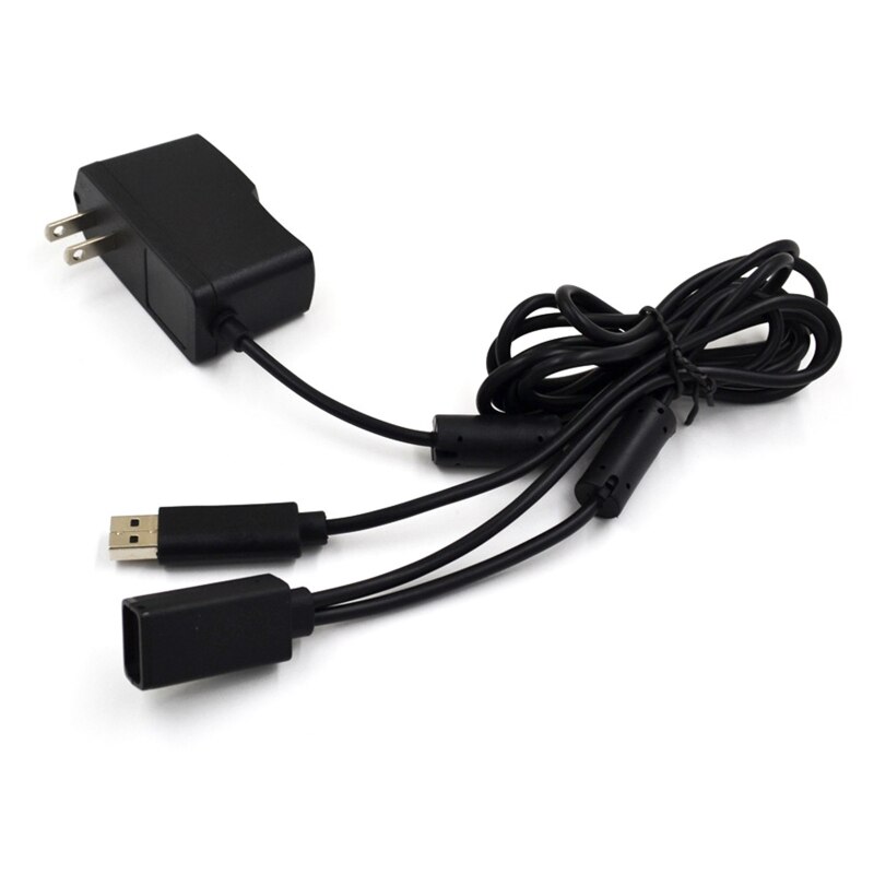 USB AC Adapter Power Supply Cord For Xbox- 360 kinect Sensor Converter Cable