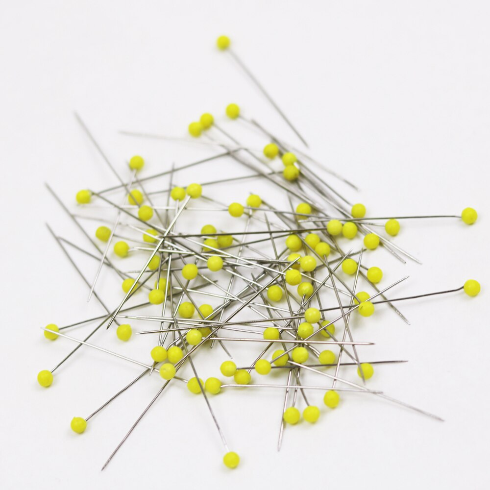 100pcs Parel Hoofd Pin Wedding Craft Dressmaking Patchwork Rechte Naald Pinnen Corsage Pin DIY Naaien Accessoires