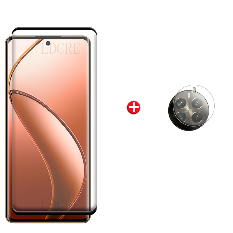 4- -i- -1 til realme 12 pro plus glas til oppo realme 12 pro plus glas  hd 9h skærmbeskytter til realme 12 pro plus 5g linseglas: Glaseret / Bundt 2