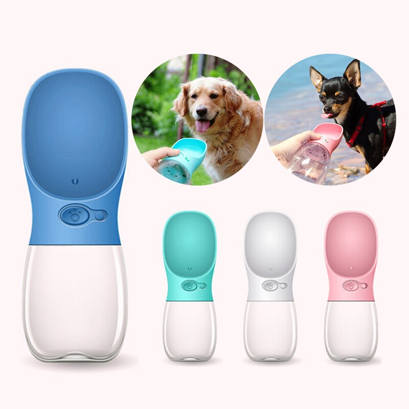 Draagbare waterfles voor huisdieren, 350ml 480ml 550ml, reis, puppy, kattendrinkbak, buiten, voerbak voor huisdieren, dispenser voor huisdieren