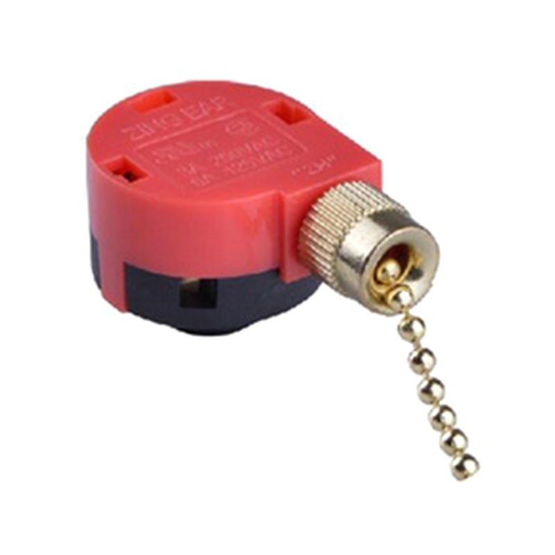 Interruttori a tirante per ventilatore da soffitto con funzionamento regolare Interruttori per ventola a 4 fili facili veloci