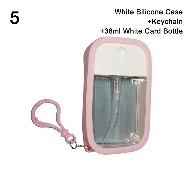 38ML Portable Keychains Card Spray Dispenser Bottle High Pressure Alcohol Disinfectant Mist Spray Bottle: TYHB2171-A5