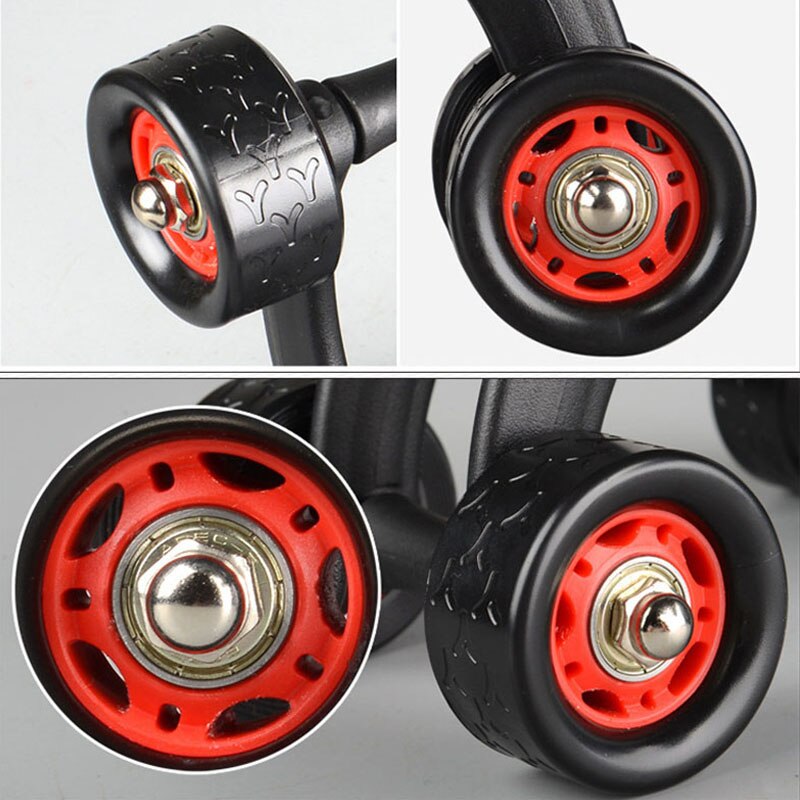 -4 Rolls Ab Roller Buikspier Trainer Indoor Home Training Apparaat Gymnastiek Taille Buik Spier Sporter Apparatuur