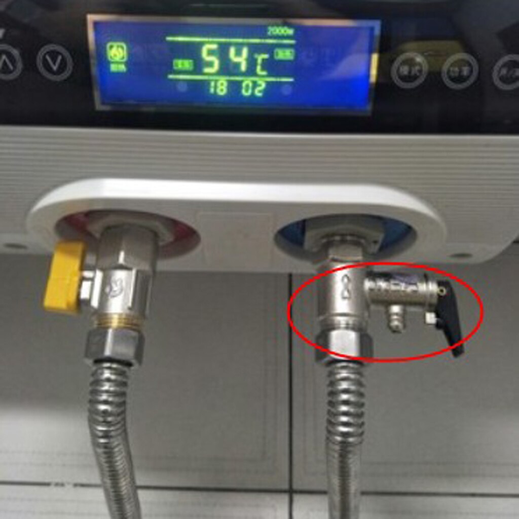 1/2 Inch DN15 Brass Valve Water Heater Safety Spring Type Safety Pres