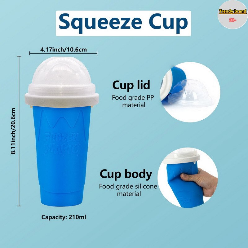 Realme – tasse à Smoothie en Silicone à refroidissement rapide, tasse à glace à Smoothie fait maison, Portable, Camping, bricolage, été
