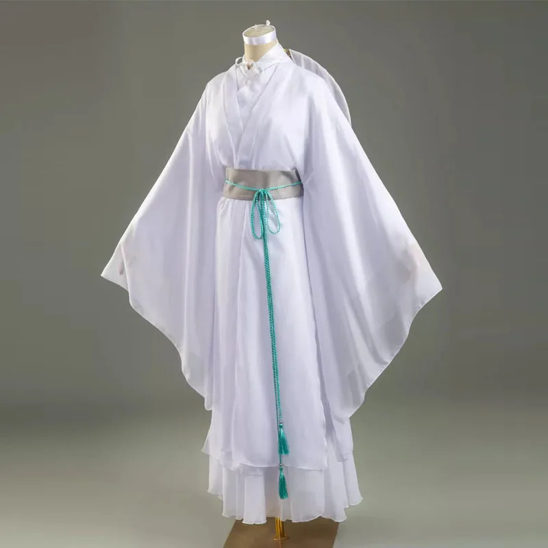 Anime tian guan ci fu xie lian cosplay costumes xielian wigs bamboo hat women han fu dress suit halloween carnival party clothing