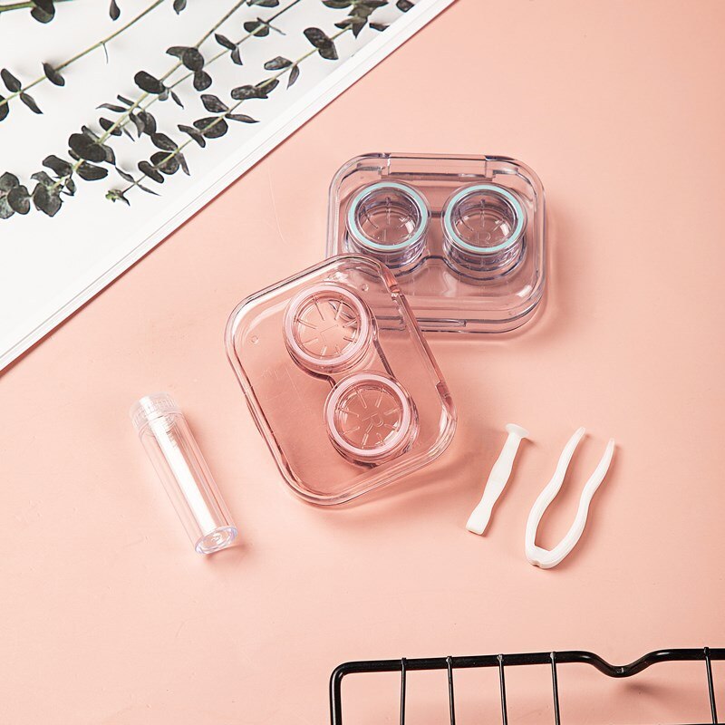 EYESHARE Portable Transparent Lazy Contact Lenses Colored Lens Partner
