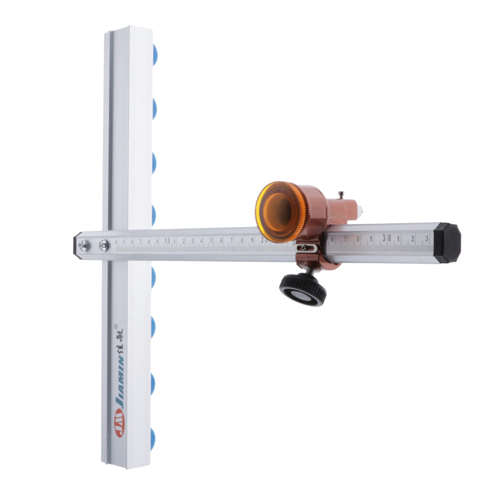 60cm/23.6inch Straight Heavy Duty T Shaped Glass Cutter Stained Glass Cutting Adjsutable Tools for Home Glass Art Supplies