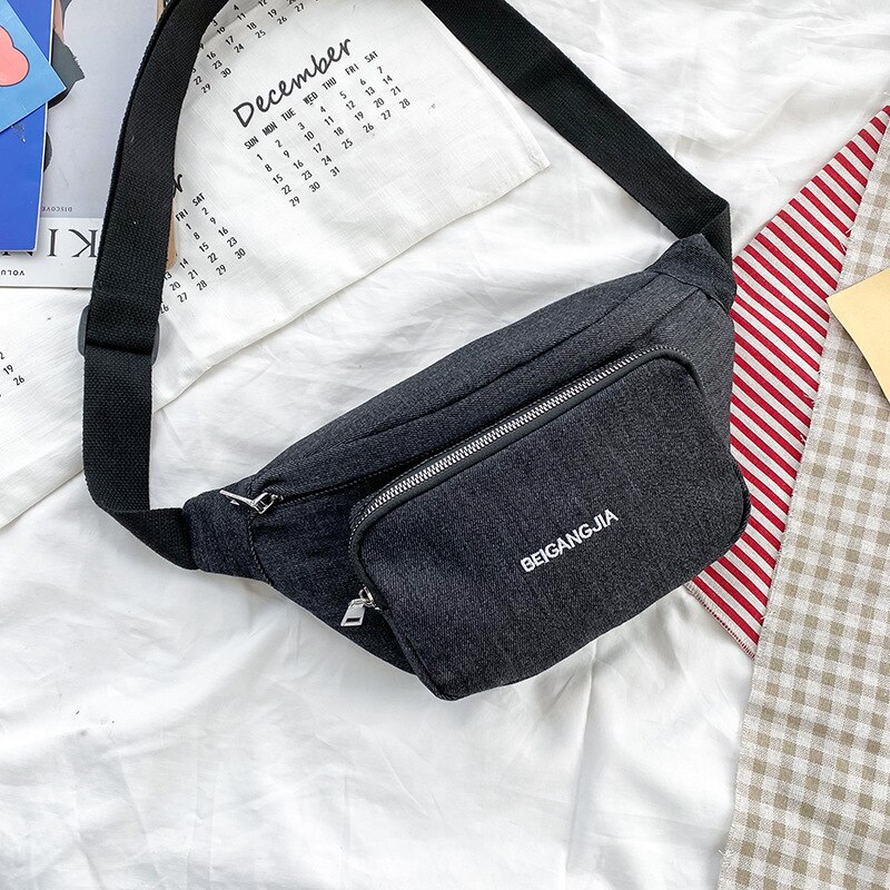 2021 nova moda saco de peito saco da cintura estudante casal modelo namorada saco do sexo feminino simples bolsa ombro bolsa bolsas: black